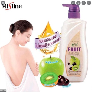 ครีมอาบน้ำ Mistine Natural Beauty Fruit Essence Shower Cream มิสทีน เนเชอรัล บิวตี้ ฟรุ๊ต เอสเซนส์ ชาวเวอร์ ครีม