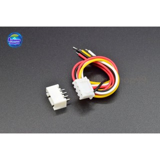 XH2.54 cable connector 2.54mm 4p ขั้วต่อคอนเน็กเตอร์พร้อมสายไฟยาว 20 cm( 1 ชุด ผู้+เมีย)