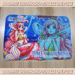 💗 ของสะสม วันพีซ 💗🧜‍♀️ พรมเช็ดเท้า เจ้าหญิงเงือก ชิราโฮชิ วันพีช 💗  DOORMAT SHIRAHOSHI PRINCESS MERMAID ONE PIECE 💗