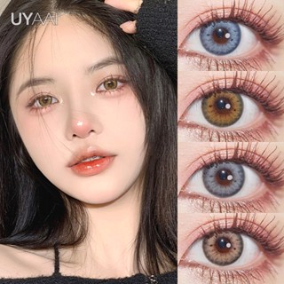 Uyaai คอนแทคเลนส์สี สําหรับเด็กผู้หญิง 2 ชิ้น/คู่