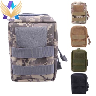 Molle กระเป๋าคาดเอว คาดเอว สไตล์ทหาร สําหรับใส่โทรศัพท์มือถือ Canv