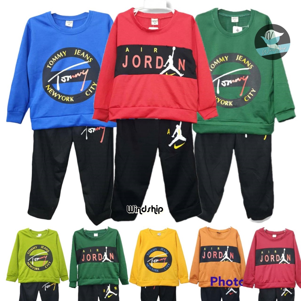 ชุดเด็ก ชุดกันหนาวเด็ก Tommy Jordan ชุดแแขนยาวเด็ก ชุดเด็กผู้ชาย (KD298)