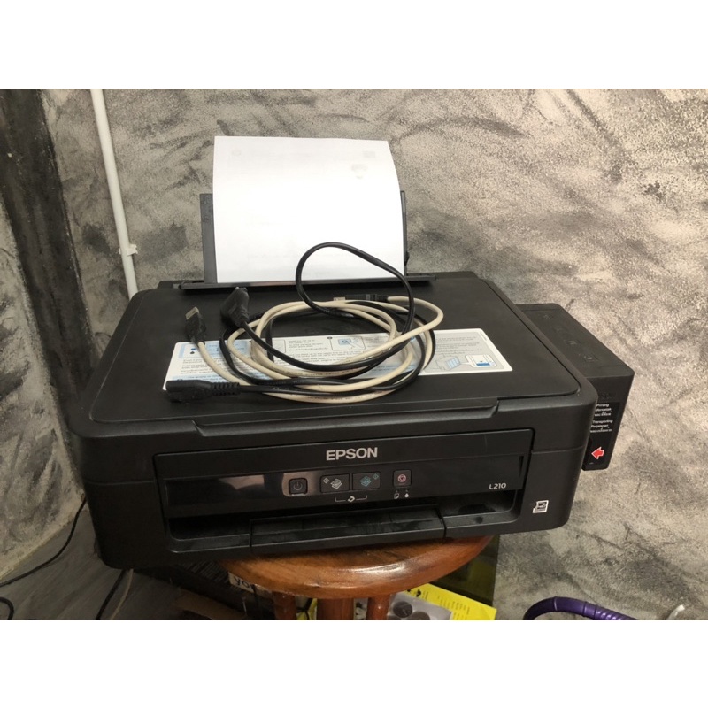 เครื่องปริ้น Epson L210 มือสอง อุปกรณ์ครบ ขายตามสภาพ | Shopee Thailand