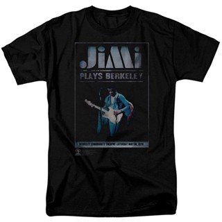 Lsmtx1 เสื้อยืด ผ้าฝ้าย พิมพ์ลาย Jimi Hendrix Jimi Plays Berkley โอเวอร์ไซซ์ สําหรับผู้ชายสามารถปรับแต่งได้