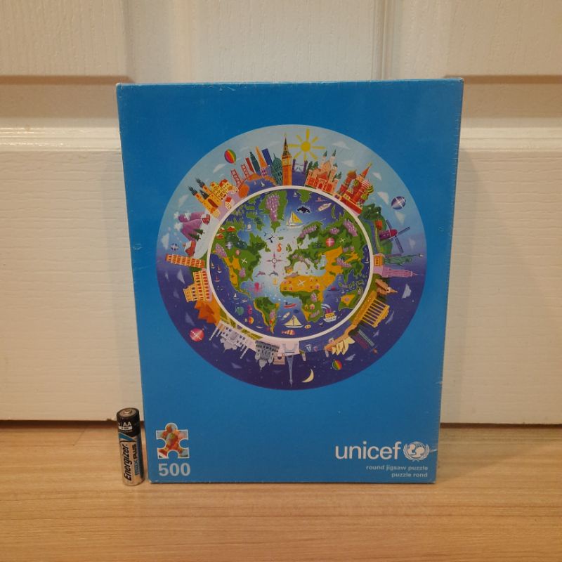 🧩จิ๊กซอว์ยูนิเซฟ (แบบกลม)🧩 Unicef Round Jigsaw Puzzle