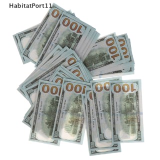 Habitatport ธนบัตรจิ๋ว 100 ดอลลาร์ สร้างสรรค์ ของเล่นสําหรับเด็ก