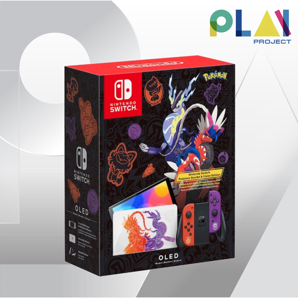 [ลดสูงสุด 1,000.- เก็บโค้ดในแชท] เครื่อง Nintendo Switch OLED Pokemon Scarlet & Violet Edition [มือ1] [ประกันศูนย์]