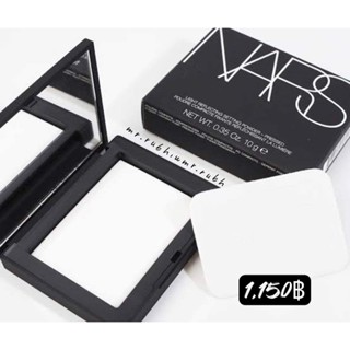 NARS Light Relecting Setting Pressed Powder ขนาด 10g. แป้งอัดแข็งโปร่งแสง เซ็ทรองพื้นเนื้อบางเบา ของแท้💯💯#ป้ายสคบ ไทย