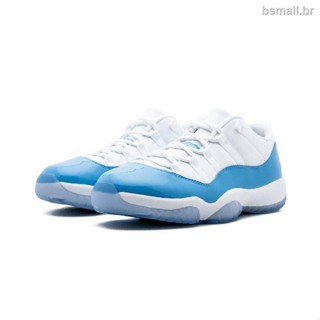 รองเท้าผ้าใบลําลอง รุ่น Air Jordan 11 Aj11 สีฟ้า สําหรับผู้ชาย528895 106 ยูยัม