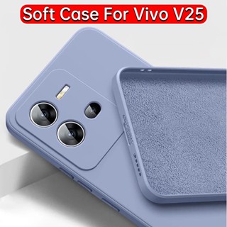 เคสโทรศัพท์มือถือซิลิโคน ของแท้ สําหรับ Vivo V25 V 25 V25E V25Pro V25 5G