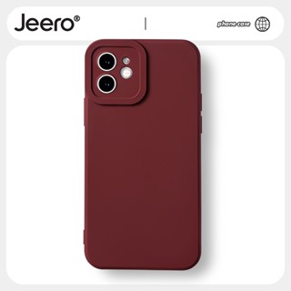 JEERO เคสไอโฟน เคสซิลิโคนนุ่มกันกระแทก เคสโทรศัพท์ Compatible for iPhone 15 14 13 12 11 Pro Max SE 2020 X XR XS 8 7 ip 6S 6 Plus YCS10