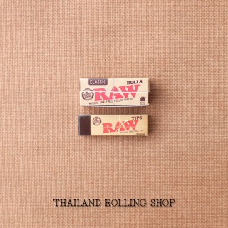 (ส่งไว) ชุดสุดคุ้ม กระดาษมวน+ก้นกรอง RAW Rolls King Size Set สินค้าแท้ 100% (Made in Spain) พร้อมส่งทุกวันจากไทย