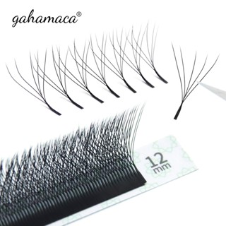 Gahamaca Cilios W 5D ขนตาปลอม รูปตัว W อัตโนมัติ W Lashes C / D Curl ขนตาปลอม คุณภาพสูง ส่วนบุคคล