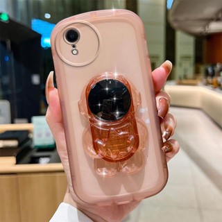 เคสป้องกันกล้องสำหรับ iPhone X Xs Max XR 7 8 6 6s Plus SE 2020 ลายนักบินอวกาศ