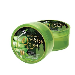 [EXP2023/2024] Paxmoly premium jeju 100 aloe vera soothing gel  300 ml (เจล ว่านหางจระเข้)