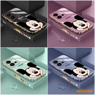 เคส Vivo Y35 Y75 Y55 Y30 5G Y22 Y22S Y16 Y15S Y15A Y01 Y01A Y21 Y21S Y33S Y20 Y20s Y12s ใหม่ โทรศัพท์มือถือแบบนิ่ม ลายมิกกี้เมาส์ ดิสนีย์ 1QM สําหรับ