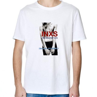 เสื้อยืดสวยๆ Inxs ไมเคิลฮัทเชนซ์ร็อคแบนด์เสื้อยืดกราฟิกเสื้อยืดแขนสั้นฤดูร้อนฮาราจูกุสตรีทแวร์เสื้อผ้าผู้ชาย