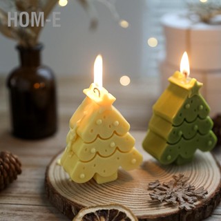 Hom-E Christmas Tree Aromatherapy Candle Shaped Home Decoration Desktop Crafts Gift