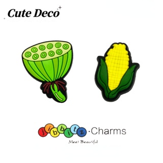 CROCS 【Cute Deco】กระดุมเรซิ่น รูปดอกบัวน่ารัก (2 แบบ) อุปกรณ์เสริม สําหรับรองเท้า