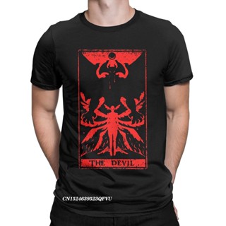 เสื้อยืดสีขาว Duivel Tarot Debiruman Devilman Huilebalk Mannen Tshirt Japan อะนิเมะเสื้อยืดฮาราจูกุ มังงะ เสื้อยืด Katoe