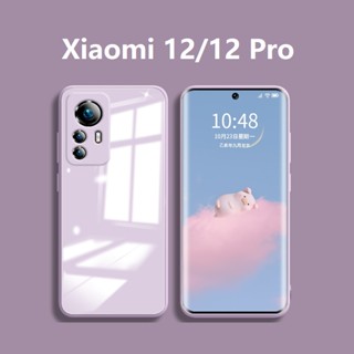 Soft Silicone Glass เคส Xiaomi 12 Pro Mi11 Phone Case Redmi Note 11 Pro+ Phone Cover เคสกันกระแทก Poco X3 GT M3 Pro Hard case