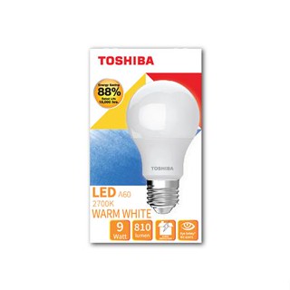 หลอด LED TOSHIBA A60 G7 9 วัตต์ WARMWHITE E27