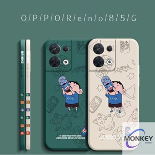 เคส OPPO Reno8 5G เคส OPPO Reno 8 เคสโทรศัพท์มือถือแบบนิ่ม ลายการ์ตูนแอนิเมชั่น สําหรับ OPPO Reno8