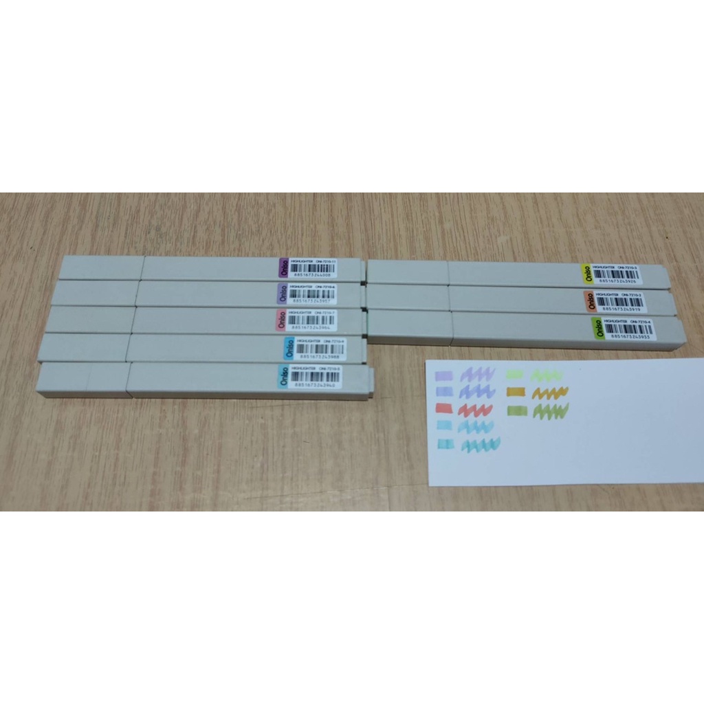 ส่งต่อปากกาไฮไลท์ oniso light color