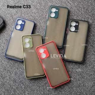 เคสโทรศัพท์มือถือ ผิวด้าน ป้องกันกล้อง สําหรับ Realme C33 Realme C33