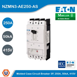 EATON Moded Case Circuit Breaker Normal Switching Capacity (MCCB) 3P , 250A, 50kA ที่ 415V,- NZMN3-AE250-AS | Ucanbuys