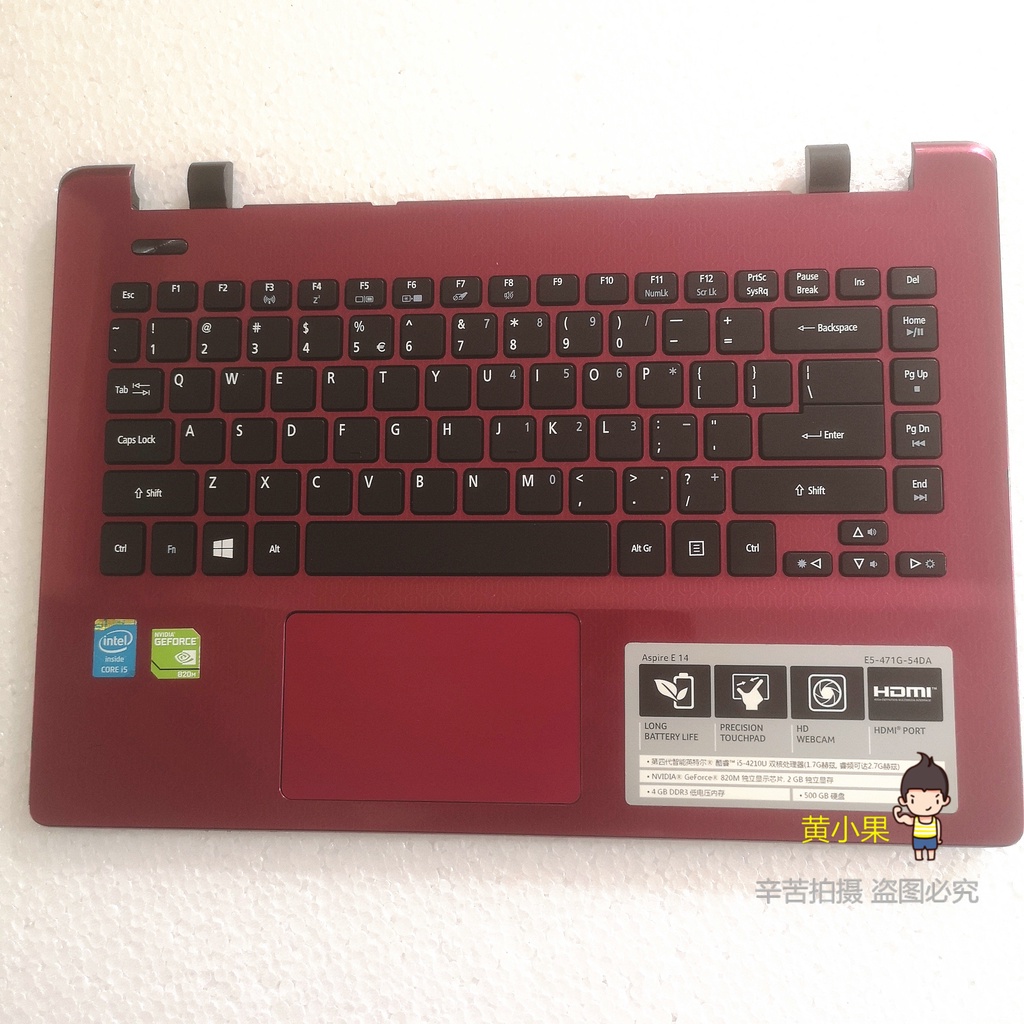 คีย์บอร์ด Acer Acer E14 E5-471G E5-411 E5-472 E5-472 E15 ES1-511