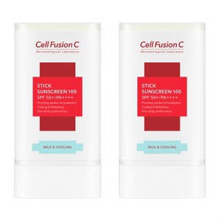 [1+1] ครีมกันแดดแบบแท่ง ผสมฟิวชั่น 100 19กรัม SPF 50+/PA++++ /CellFusionC