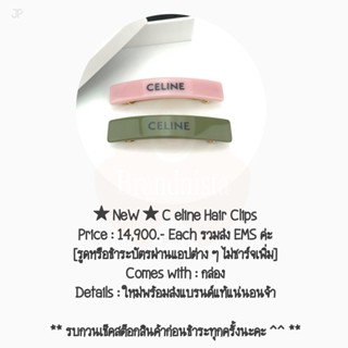 ★ NeW ★ C eline Hair Clips