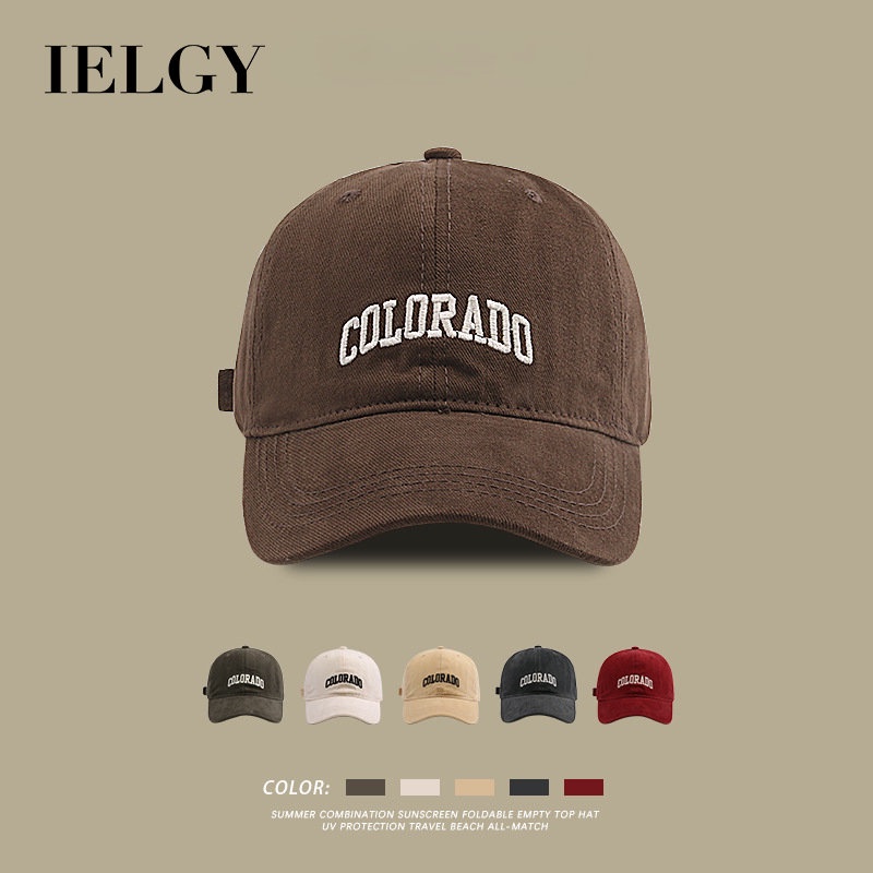 IELGY หมวกเบสบอล อเนกประสงค์ ขนาดเล็ก สไตล์เกาหลี เรโทร สําหรับผู้หญิง
