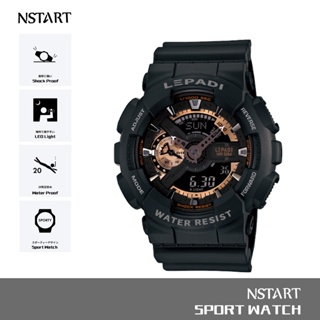 (ลดกระหน่ํา) Nstart OFFICE SHOP GA G-Shock นาฬิกาข้อมือ สไตล์สปอร์ต สําหรับผู้ชาย GA110