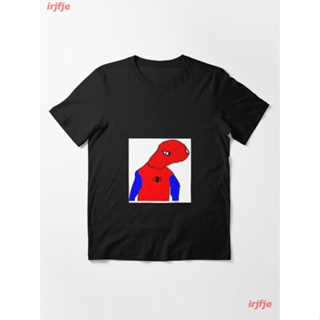 New Spooderman Essential T-Shirt เสื้อยืด ดพิมพ์ลาย เสื้อยืดผ้าฝ้าย คอกลม cotton ความนิยม discount Unisex