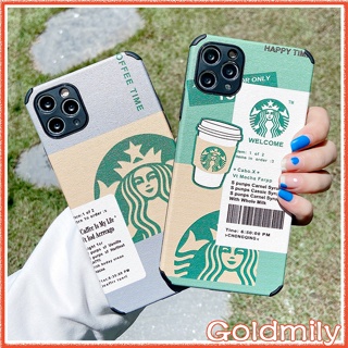 🔥 เคสไอโฟน11 เคสโทรศัพท์ iPhone 14 Plus Starbucks Case iPhone 14 Pro Max กันกระแทกซิลิโคนหนังหรูหราแองเจิลอายขอบเหลี่ยม สำหรับ เคสApple iPhone 14 Pro Max 12 เคสไอโฟน7พลัส X i8plus xr xs max เคสไอโฟน14 Plus 13 SE2 2020 SE3 11 7plus 8 Case