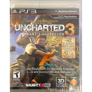 PS3 Uncharted 3 Drakes Deception (Game of the Year Edition) ( Zone us / English ) แผ่นเกมส์ ของแท้ มือหนึ่ง มือ1