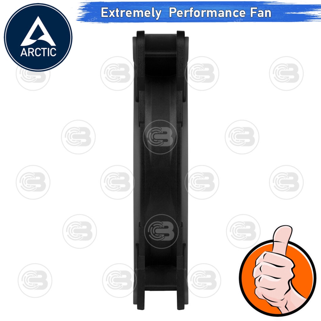 [CoolBlasterThai] ARCTIC PC Fan Case BioniX F140 Grey Gaming Fan with PWM PST (size 140 mm.) ประกัน 10 ปี