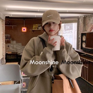 Moon  เสื้อกันหนาว เสื้อแขนยาว ย้อนยุค แฟชั่น หลวม ใส่สบายๆ 2022 NEW พิเศษ Unique Beautiful Trendy MO22035 36Z230909