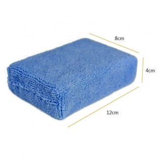 Wax Microfiber Applicator Car Sponge Pad Polishing Polish Soft Pads With Strong Fabric Wrapped