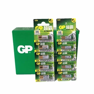 New ถ่าน GP CR2032 27A GP 23A LR44 ของแท้100% Alkaline Battery 12V. ถ่านกริ่งไร้สาย รีโมตรถยนต์ Car Remote Door Remote