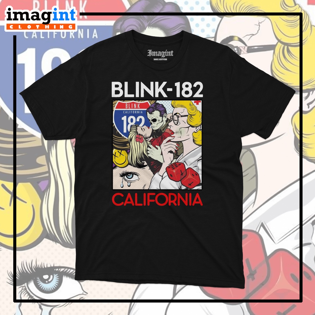 เสื้อยืดวง BLINK 182 CALIFORNIA POSTER