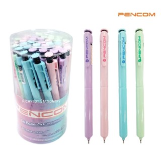 Pencom ปากกาลูกลื่นหมึกน้ำมัน Fancy ด้ามสีพาสเทล OG-41 ขนาด 0.5มม. (36 แท่ง)