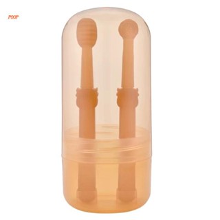 Poop ชุดแปรงสีฟันซิลิโคน 360 องศา สําหรับสัตว์เลี้ยง ลูกสุนั…