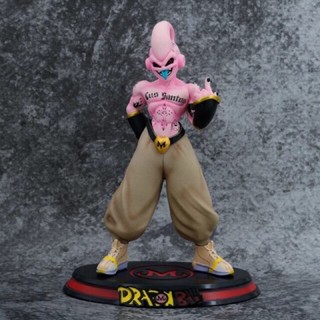 (กรุงเทพ) Majin Buu จอมมารบู ยกนิ้วชี้ Tattoo Buu Dragon Ball Z PVC Figures 28.5 cm