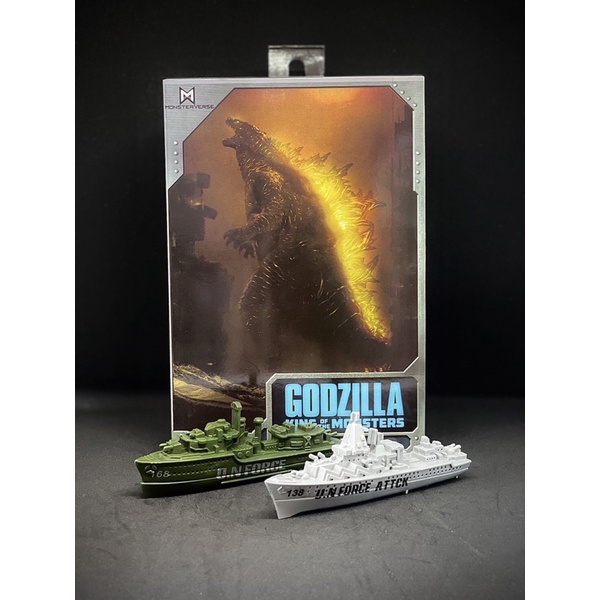 (กรุงเทพ) NECA Godzilla King of the Monsters Ver.Burning Godzila 2019+Effect พ่นไฟ+Battle Ship Action Figure 18 cm