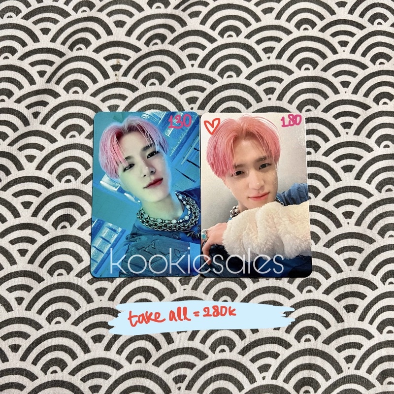 Photocard PC Jeno NCT Dream Lucky Draw LD SM Town Store Glitch Fashion Album Glimo Pink Hair