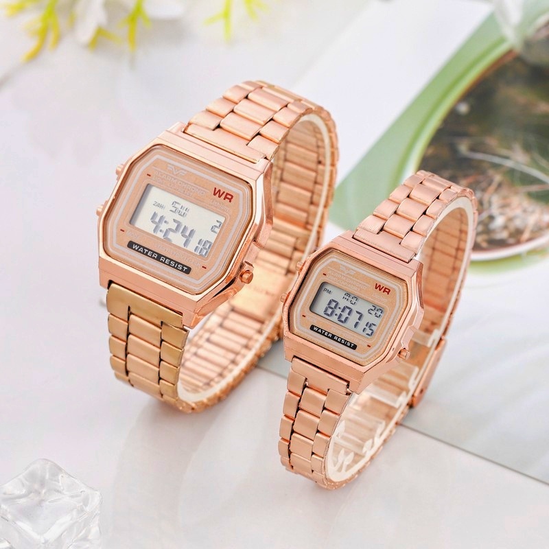 solos-158 นาฬิกาข้อมือดิจิทัล Led กันน้ำ สำหรับผู้หญิง นาฬิกาข้อมือผู้หญิง นาฬิกาผู้ชาย โลโก้ใหม่