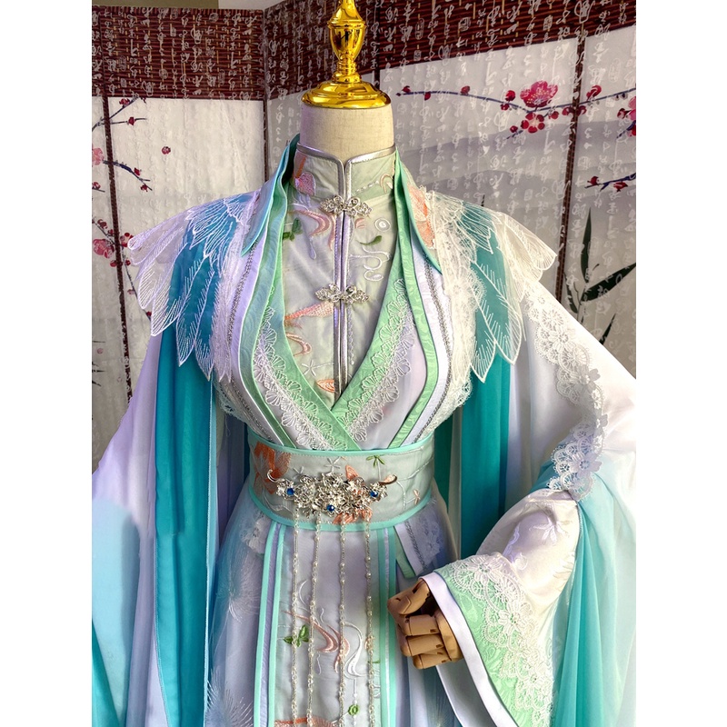 Heaven Official&39;s Blessing Feng Shi Qingxuan Cosplay Ancient Costume Men Women&39;s Han Chinese Clothing Waist Cove